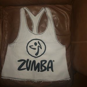 Zumba workout crop top
